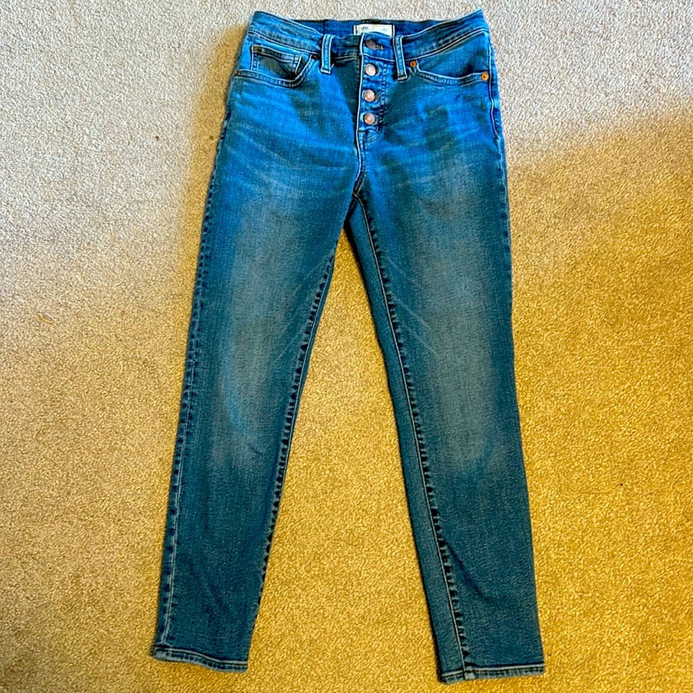 Maxwell women’s jeans  9” Mid-Rise Skinny Crop size 26